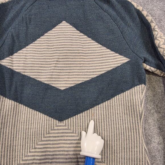 Smartwool Dacono Sweater Womens XS Full Zip Merino Wool Geometric Cardigan - Picture 16 of 16